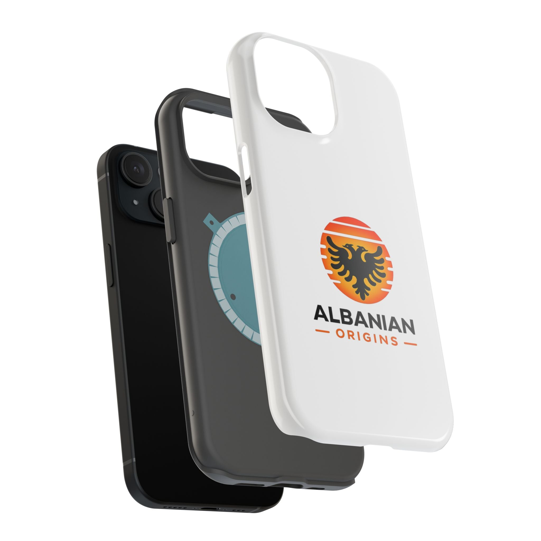Magnetic Impact-Resistant Cases - Albanian Origins Sun Logo