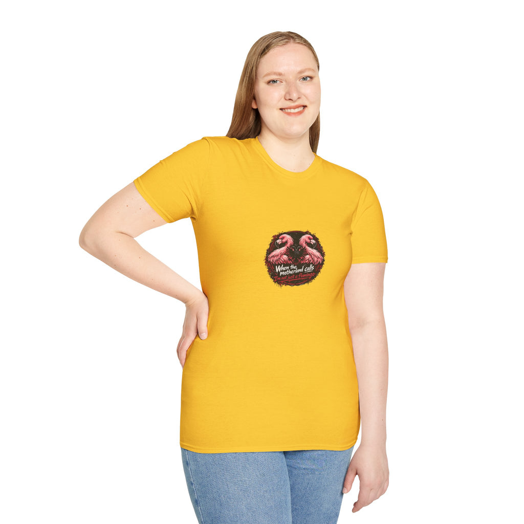 Unisex Softstyle T-Shirt - Motherland Calls - Albanian Origins
