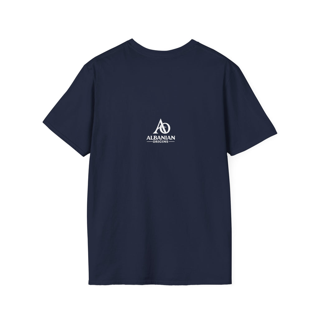 Unisex Softstyle T-Shirt - Albanians Against Corruption - Albanian Origins