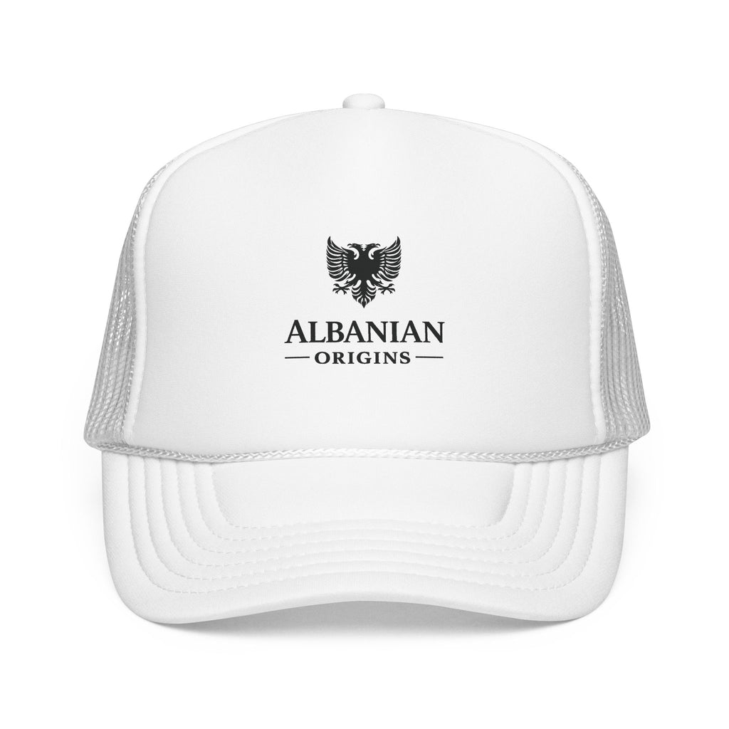 Foam Trucker Hat - Albanian Origins Eagle