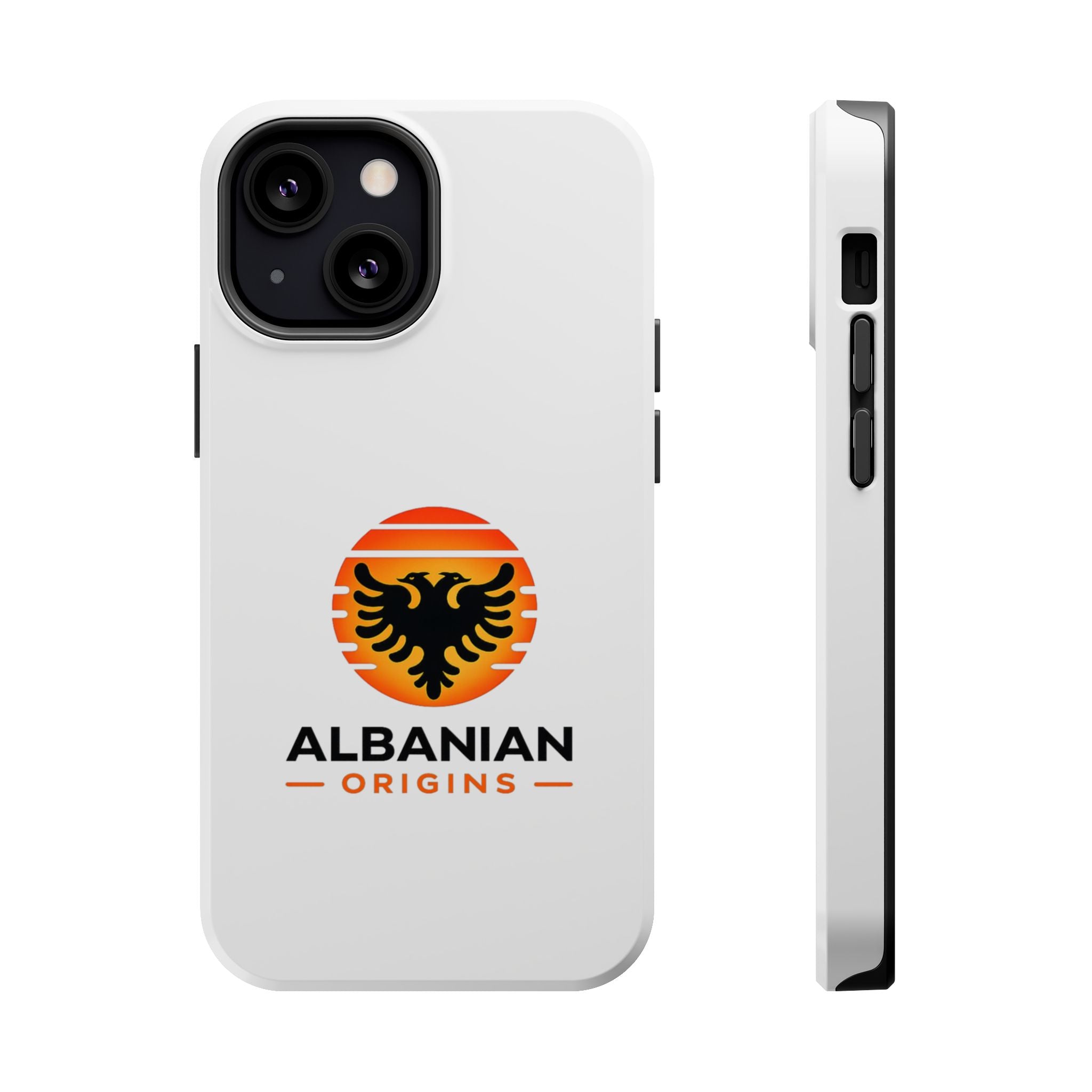 Magnetic Impact-Resistant Cases - Albanian Origins Sun Logo